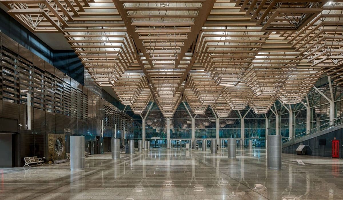 Yashobhoomi Convention Centre interior — convention hall view